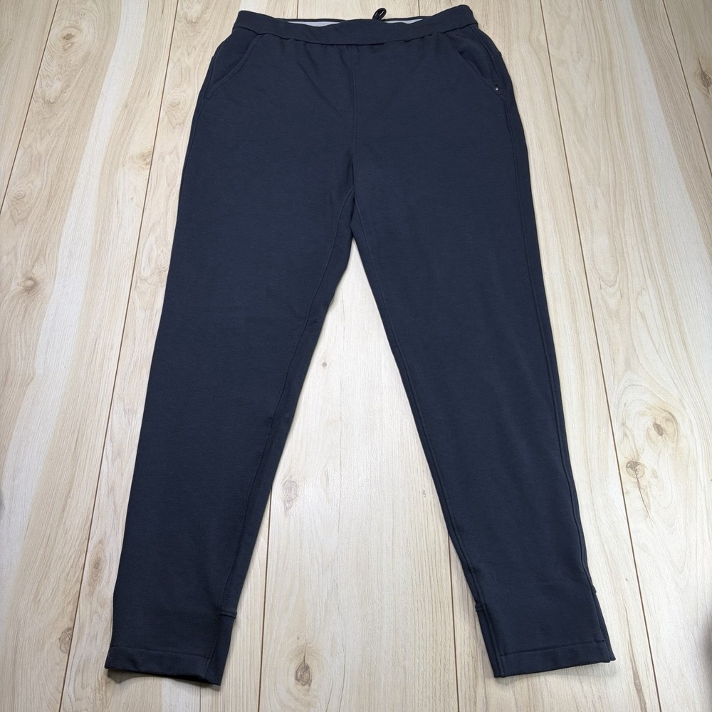 Ministry of Supply Jogger Pant Mens Medium Black Merino Wool Blend Athleisure - Picture 2 of 10